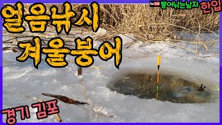 붕어낚시 #41-경기김포 무서운 한파 얼음낚시 겨울붕어를 만나다 |붕어낚시|붕어낚는남자|