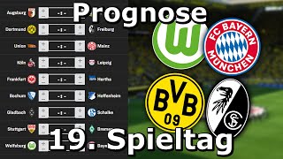 19.Spieltag Bundesliga 22/23 Prognose / Alle Spiele & Tipps !