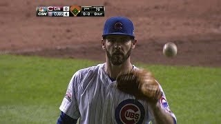 CIN@CHC: Arrieta loses perfect-game bid in 7th inning