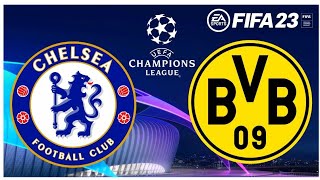 Chelsea vs Dortmund - UEFA Champions League - Fifa 23 Gameplay Highlights (No Commentary)