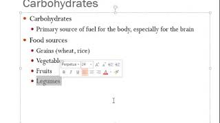 SCI 101 Nutrition Crash Course