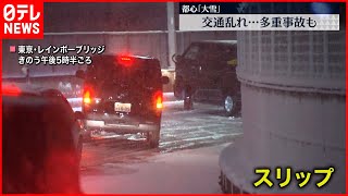 【帰宅命令】東京で大雪…２３区に４年ぶり「警報」も
