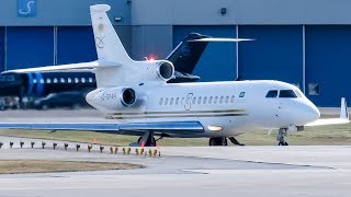 Saudi Arabian Falcon 7X (FA7X) departing Montreal (YUL/CYUL)