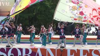 2019 第28回 YOSAKOIソーラン祭り(6/8日) //  粟津おすえべ花吹雪