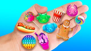 How To Make Miniature Polymer Clay Items | Mini Food And Jewelry DIY Crafts