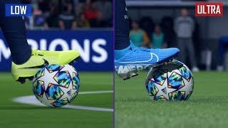 FIFA 20-Low vs Ultra Graphics Comparison (PC 1080P 60FPS)