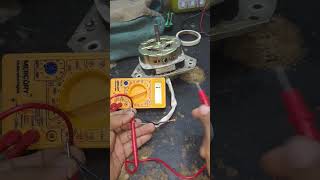 Como probar motor secado de lavadora con multimetro.