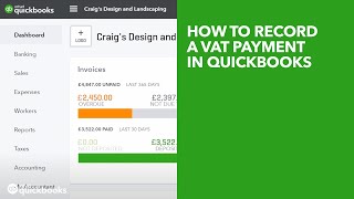 How to record a VAT payment in QuickBooks