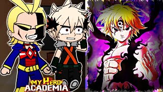 Сlass 1A react to Deku as Meliodas | Gacha React