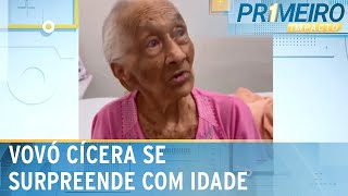 104 anos? Vovó fica surpresa ao saber quantos anos vai fazer | Primeiro Impacto (04/03/24)