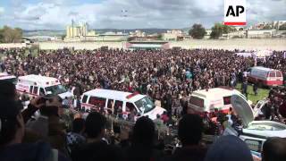 Funerals held for Palestinian pilgrims killed in bus crash in Jordan