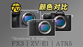 听说ZVE1和FX3颜色不匹配？我不信，所以对比一下