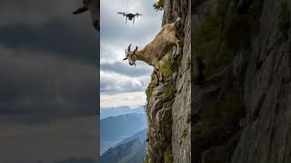 Goat took wrong step into valley | Fatal Fall | Full video Drone footage| Mysterious land