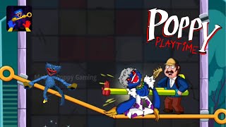 Poppy Playtime New Version 🆕🗽 HUGGY PIN gameplay Levels 36-39 😲🙂😵 Poppy Playtime Chapter 4