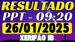 Resultado do jogo do bicho ao vivo PPT LOOK 09HS 25/01/25