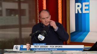 Hall of Famer Troy Aikman talks about Tony Romo's future (1/16)