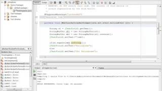 Check String is Palindrome or Not using NetBean IDE