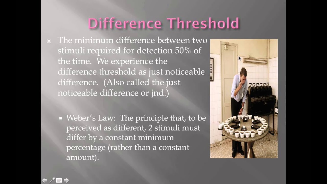 What Is A Difference Threshold