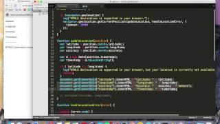Html5 Geolocation in 4 minutes