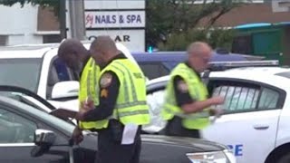 3-car crash involving an MPD officer was reported near Poplar and Prescott Street in Memphis