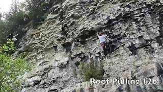 Southern Ontario Sport Climbing - Roof Pulling 12b