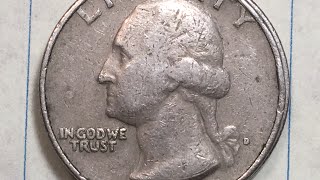 1968 US Quarter Of A Dollar - 25 Cents United States - No Silver - No Gold - No Bronze - No Aluminum