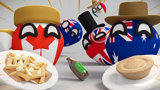 COUNTRIES COMPARE FOODS 2 | Countryballs Animation