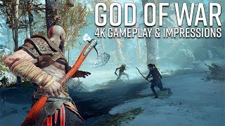 God of War 4K Gameplay \u0026 Impressions