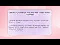 What Is Python's Sys.path And How Does It Import Modules? - Python Code School