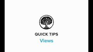Quick tip #28: What is a view?