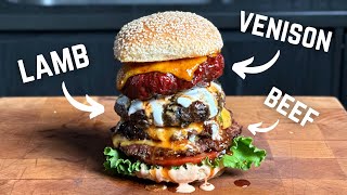 The Ultimate Triple Decker Burger