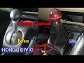 Honda Civic FD | Custom Gear Knob Manual | Pasang CF Gear Console