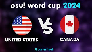 osu! World Cup 2024 Quarterfinals United States vs Canada