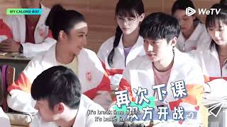 My Calorie Boy Behind The Scene ---KangJiaWei and XuJingJing fight each other on Sets