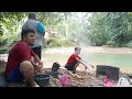 Aktiviti kami orang bujang di Sungai Pinih Kapit.Sempena Birthday Bro.Bbq.Manok.