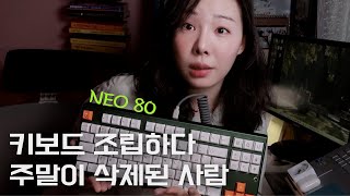 | 네오 80 | 입문 키보드 | 나사없이 쉽게 조립하는 커스텀키보드 #neo80