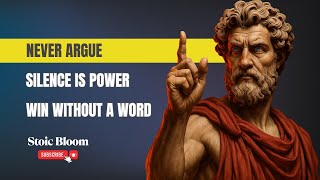 Why You Should NEVER ARGUE – The Silent Power That Commands Respect | Stoic Bloom
