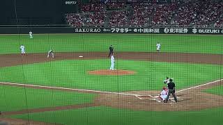 2023/09/15 マツダスタジアム (広島－阪神) 2回表の様子