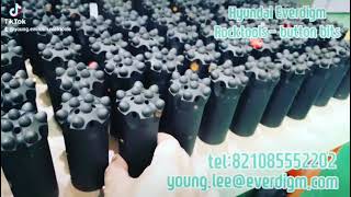 Hyundai Everdigm Rocktools- button bits