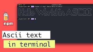 How to create ascii text banners in terminal using figlet - Tips & Tricks