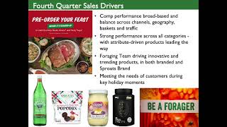 Sprouts Farmers Market, Inc. (SFM) Q4 2024 Earnings Call \u0026 Full Presentation