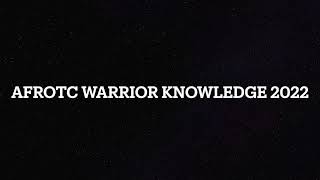 AFROTC Warrior Knowledge 2022
