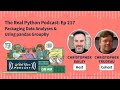 packaging data analyses u0026 using pandas groupby real python podcast 217