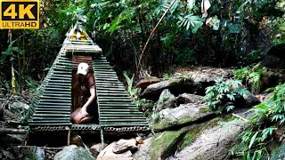 Building The Most Secret Underground Bamboo 🎍 House By Ancient Skill