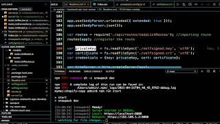 Create HTTPS express server in NodeJS | HTTPS react server in snowpack