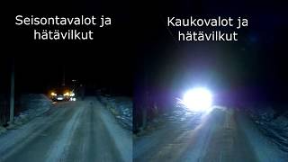 Hätävilkut ja ajovalot