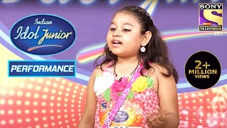 Sonakshi's Impactful Performance on 'Do Naino Mein'  | Indian Idol Junior