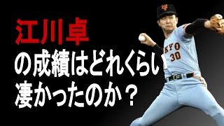 【プロ野球】江川卓の成績詳しくみてみた【成績】【年俸】