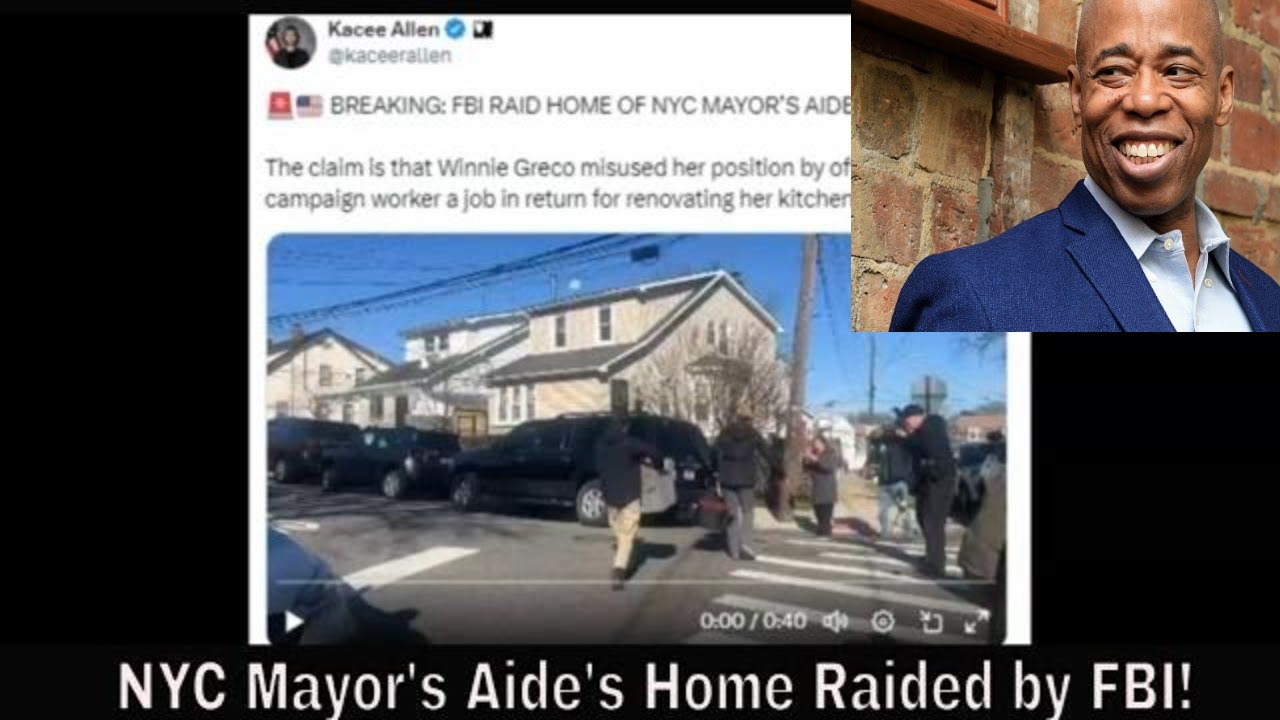 NYC Mayor's Aide's Home Raided By FBI! - YouTube