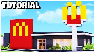 Minecraft: Let's Build a McDonald's Restaurant - Easy How To Build Tutorial